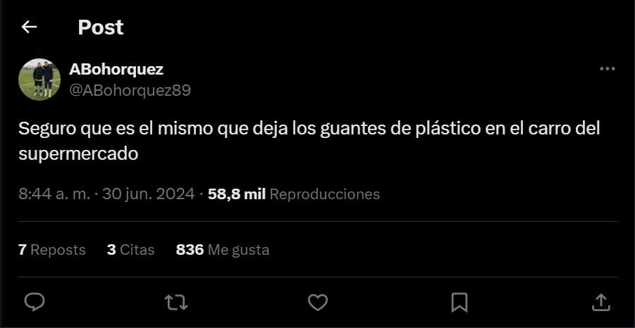Tweet de @ABohorquez89.