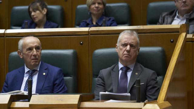 Urkullu en el Parlamento Vasco.