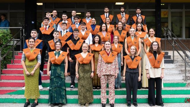Alumnos participantes en el encuentro que tuvo lugar en la Escuela de Ingeniería.