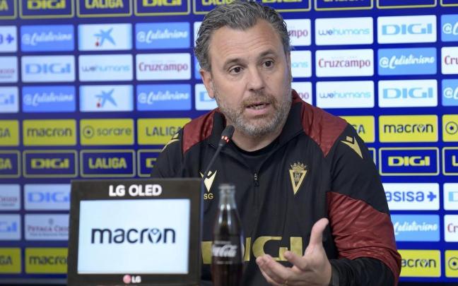 El entrenador del Cádiz CF, Sergio González. / CÁDIZ CF