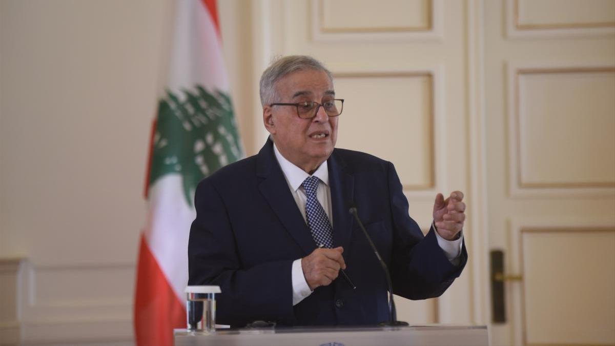 El ministro de Exteriores de Líbano, Abdalá Bou Habib, en una foto de archivo.