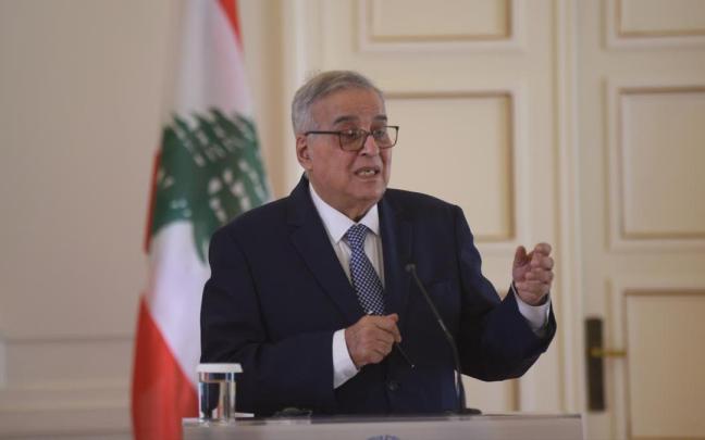 El ministro de Exteriores de Líbano, Abdalá Bou Habib, en una foto de archivo.