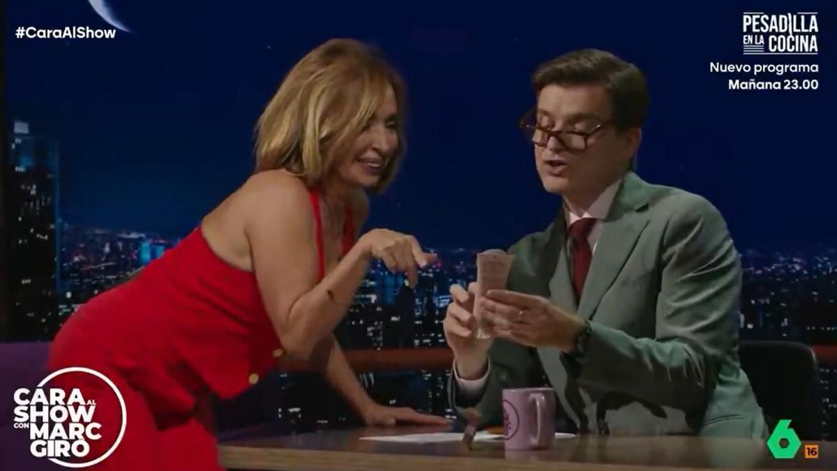 María Patiño triunfó como colaboradora de 'Cara al Show'.