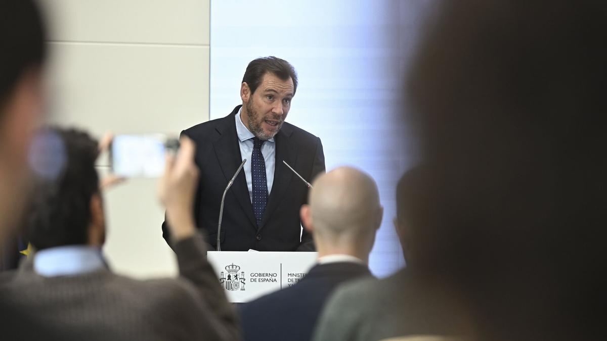El ministro de Transportes y Movilidad Sostenible, Óscar Puente.