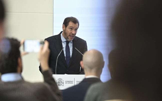 El ministro de Transportes y Movilidad Sostenible, Óscar Puente.