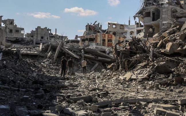 Gaza tras los bombardeos israelís