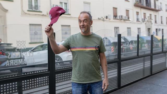 Francesco Arcuri llega al punto familiar de Granado. / EP Francesco Arcuri llega al punto familiar de Granado.