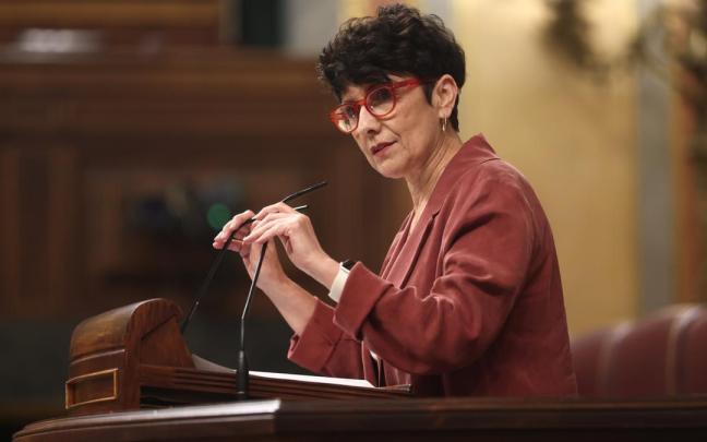 Maribel Vaquero, durante su comparecencia en el Congreso de los Diputados.
