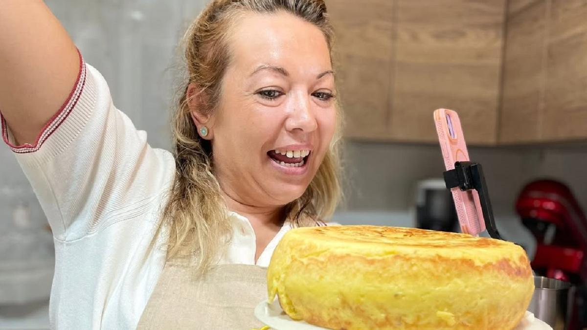 Georgiana y su tortilla.