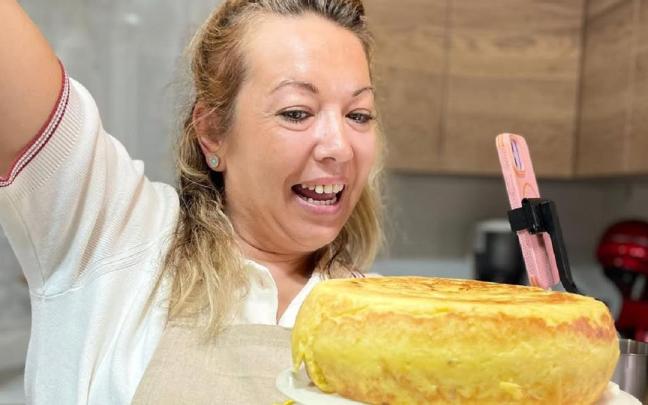 Georgiana y su tortilla.