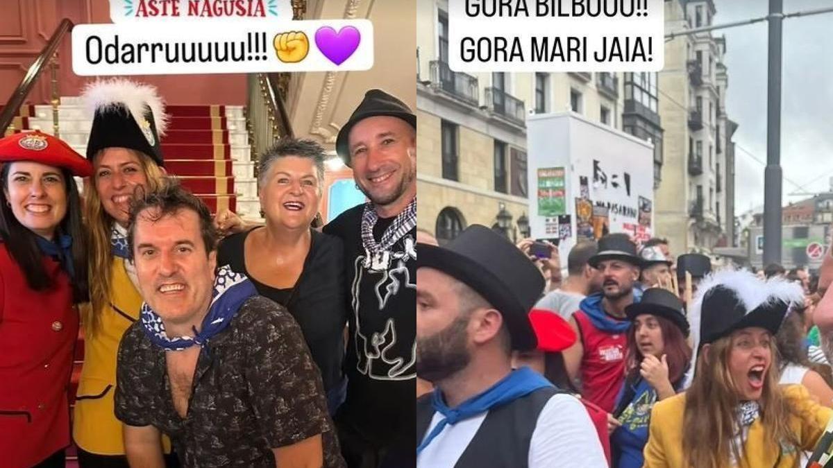 Itziar Ituño el día del pregón de Aste Nagusia