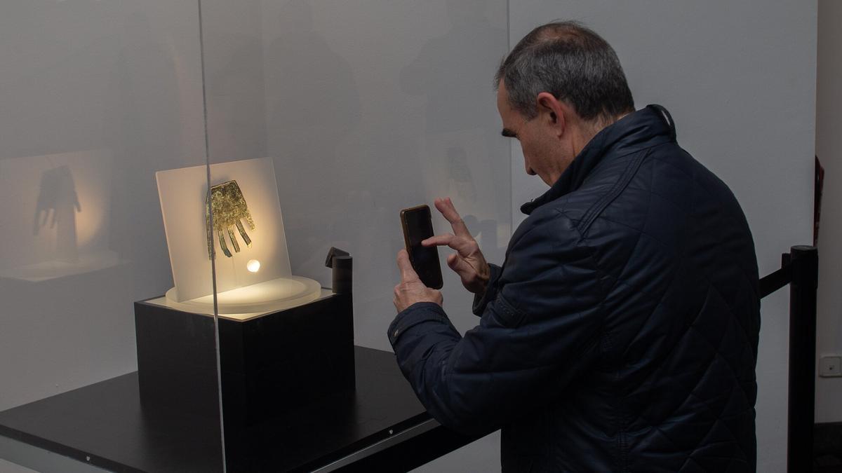 La mano de Irulegi fue descubierta por los arqueólogos de Aranzadi en en el Valle de Aranguren.