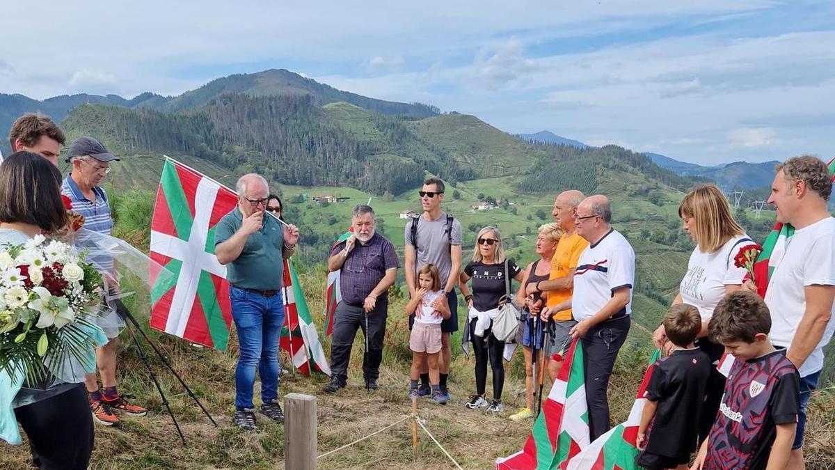 Los montes que rodean a Aiastia-San MIguel serán testigo del homenaje a los gudaris fallecidos en Zirardamendi.