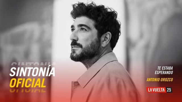 La canción 'Te estaba esperando' de Antonio Orozco, sintonía oficial de La Vuelta 25 / UNIPUBLIC La canción 'Te estaba esperando' de Antonio Orozco, sintonía oficial de La Vuelta 25