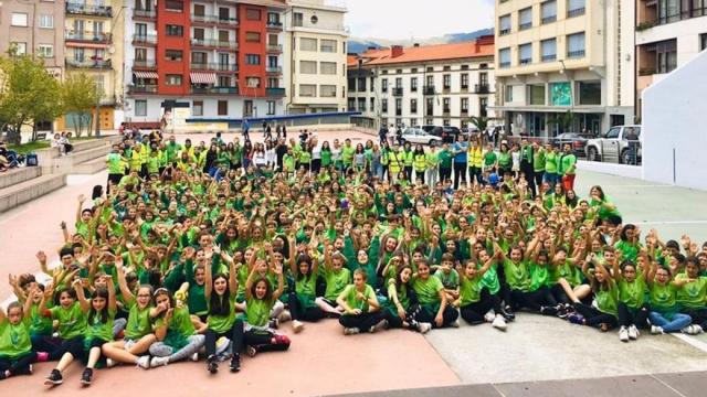 Una edición anterior de la fiesta de Izartxo, celebrada también en Zumarraga.