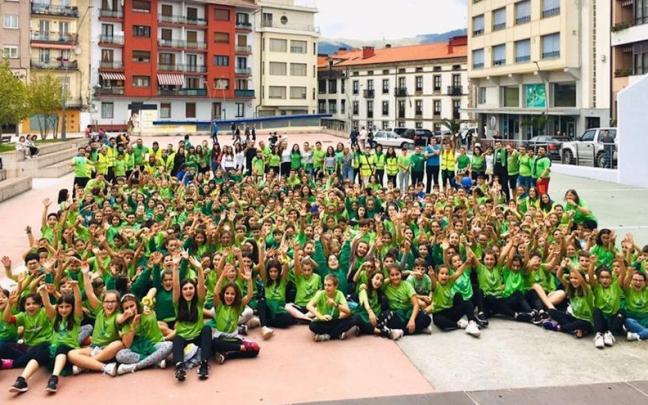 Una edición anterior de la fiesta de Izartxo, celebrada también en Zumarraga.