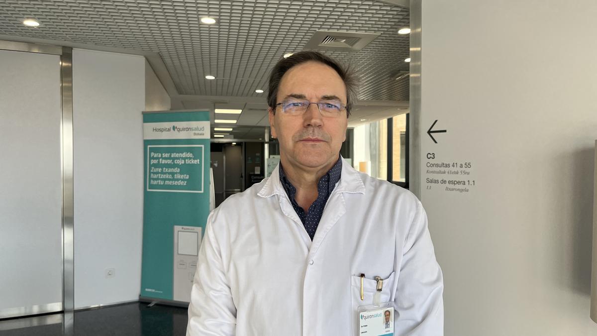 Nemesio Prieto, jefe de Servicio de Urología del Hospital Quirónsalud Bizkaia