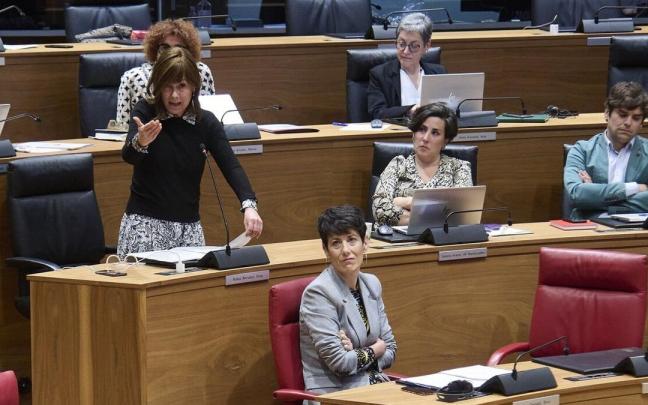 Imagen del último pleno del Parlamento de Navarra. Imagen del último pleno del Parlamento de Navarra.