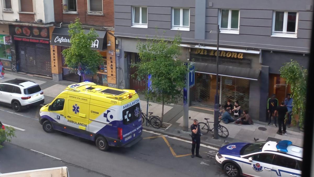 Servicios sanitarios en Coronación esta mañana
