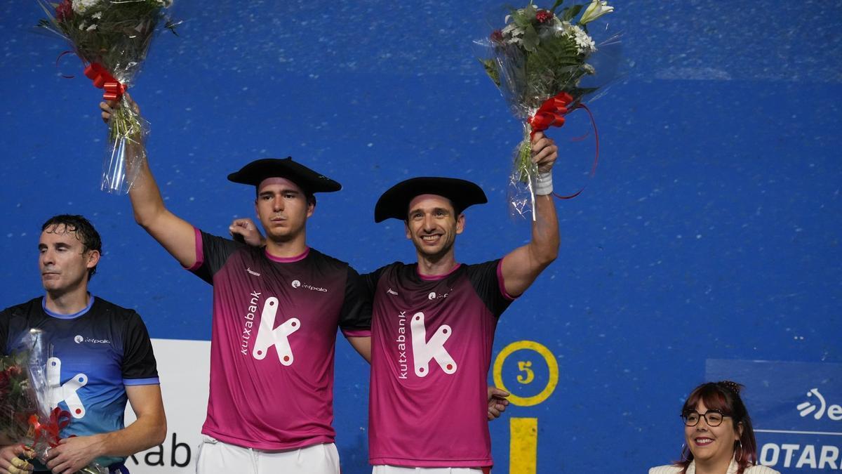 En imágenes: Román Maldonado e Iker Gordon ganan el Sopela Pro de pala ante Gaubeka-Ibai Pérez.