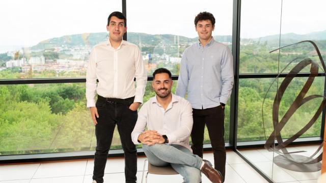 Iker Galarza, Unai Arambarri y Asier Olaizola, fundadores de Neety.