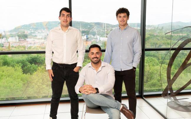 Iker Galarza, Unai Arambarri y Asier Olaizola, fundadores de Neety.