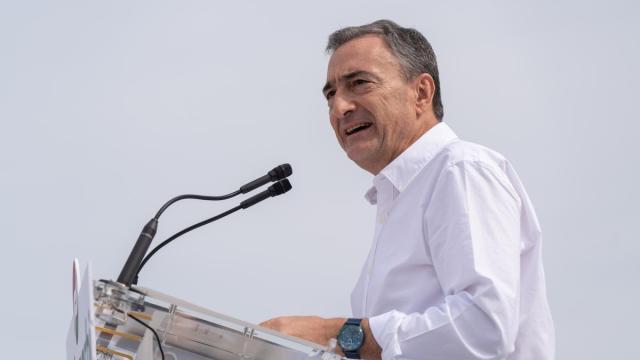 Aitor Esteban, durante la celebración del 'Alderdi Eguna'.