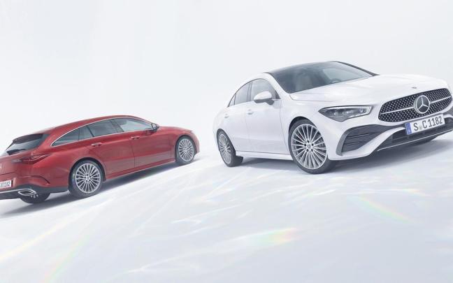 El CLA, en sus dos variantes formales, fusiona cualidades de berlina de talla media y elegante silueta cupé con connotaciones deportivas.