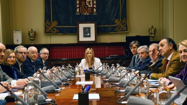 Isabel Perelló preside un pleno del CGPJ en una imagen de archivo.