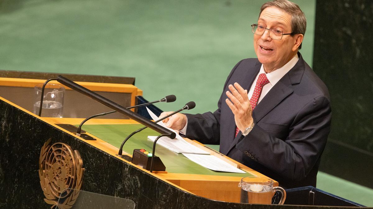 El canciller de Cuba, Bruno Rodríguez Parrilla.