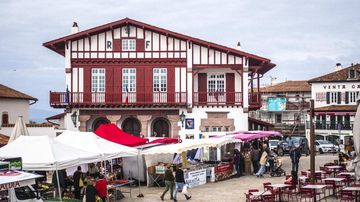 Mercado en Bidart.