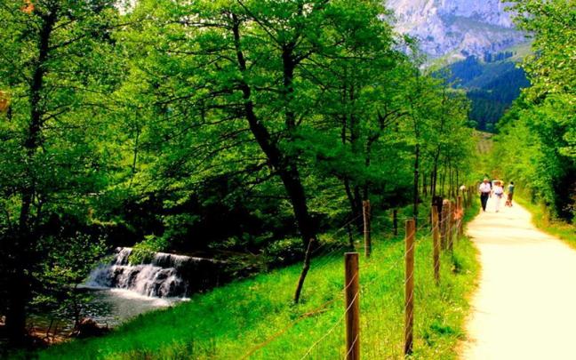 Tramo de la Vía Verde de Arrazola