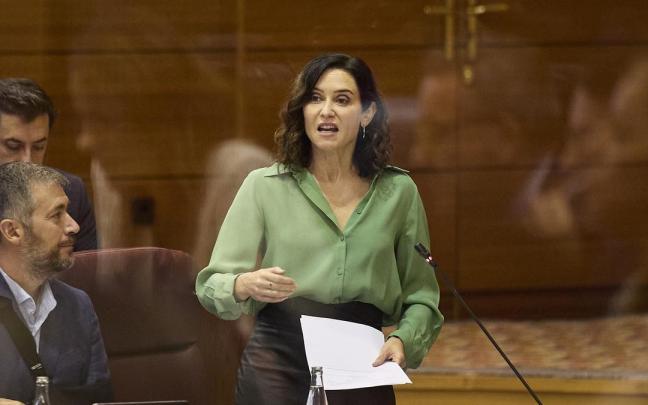 La presidenta de la Comunidad de Madrid, Isabel Díaz Ayuso