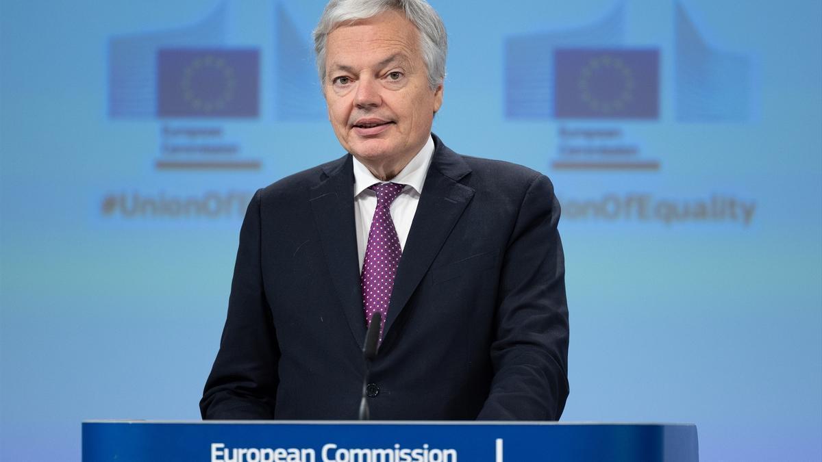 El comisario europeo de Justicia, Didier Reynders.