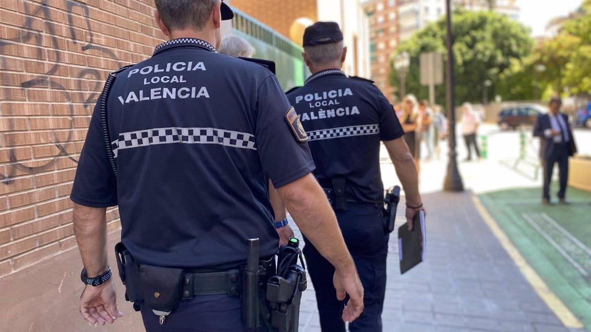 Agentes de la Policía Local de Valencia