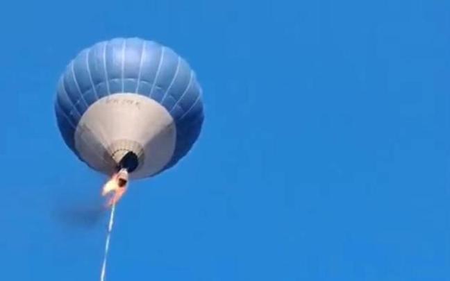 El globo accidentado.