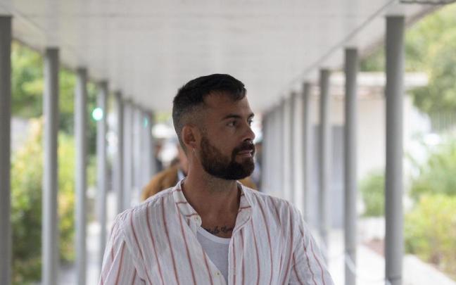 José María López a su llegada al juicio.