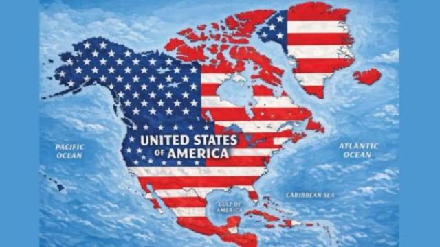Mapa difundido por Trump.