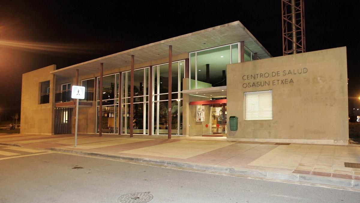 Exterior del centro de salud de Noáin.