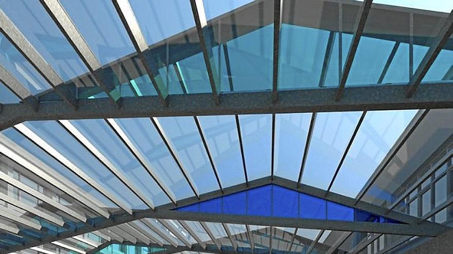 Infograf&iacute;a del futuro patio de la escuela de Lekeitio. | FOTO: L. U.