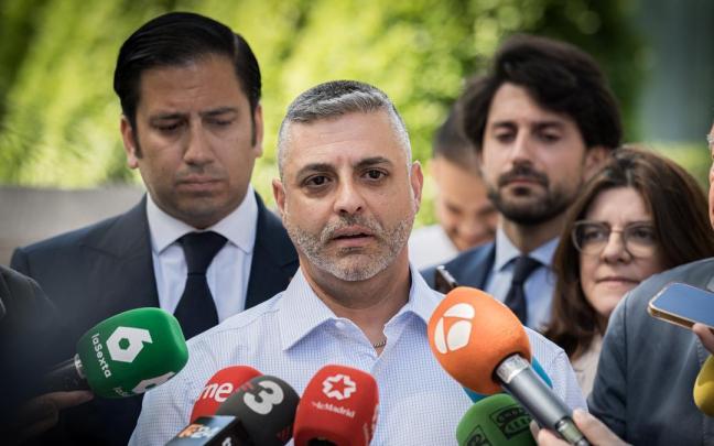 Uno de los dos policías heridos en una protesta contra la sentencia del procés a la salida del juzgado.