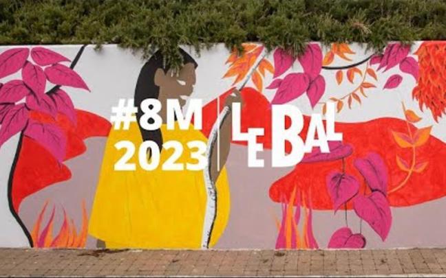 8-M | El homenaje de la Escuela de baile Le Bal a las 'Pioneras de Pamplona'