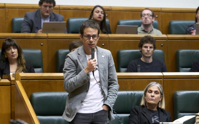 El portavoz de EH Bildu en el Parlamento Vasco, Pello Otxandiano
