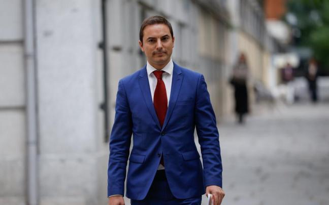 Lobato a su llegada este miércoles al Tribunal Supremo.