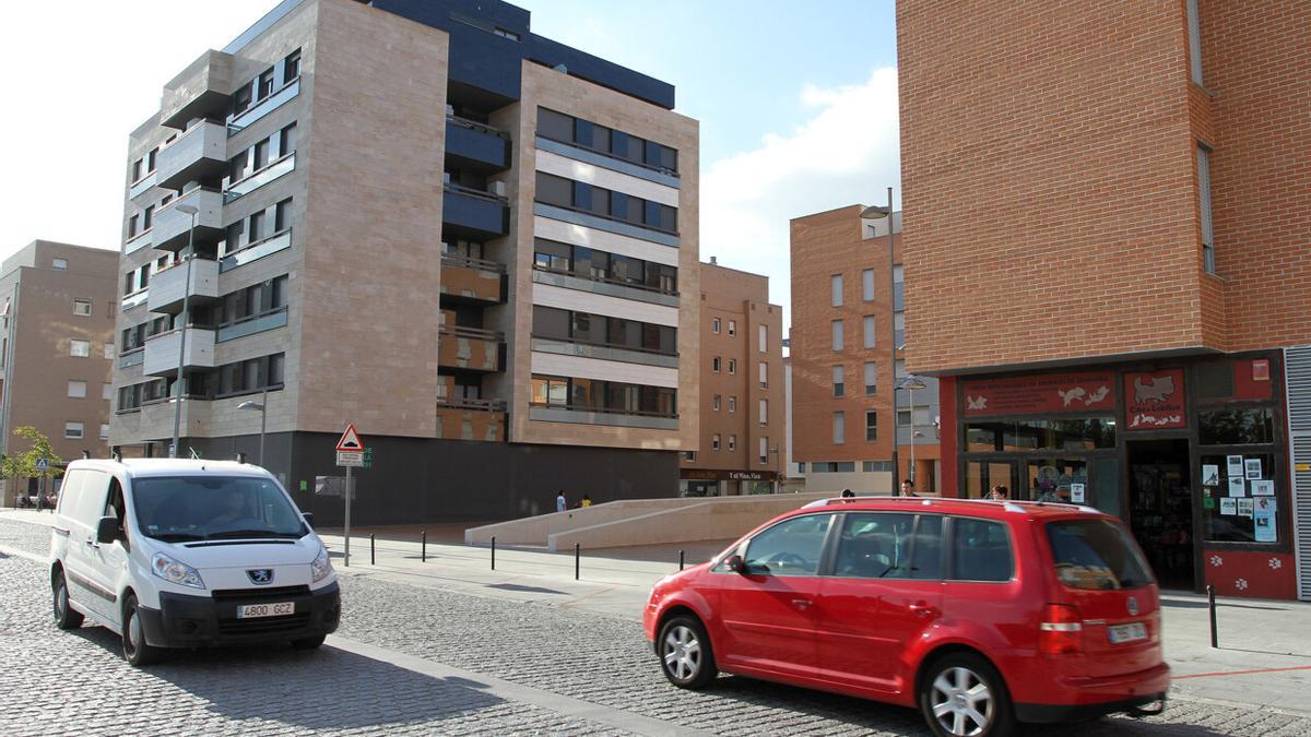 Imagen de archivo de la avenida Ugarrandía de Huarte. Foto: Unai Beroiz