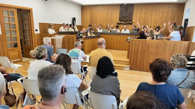 Sesión plenaria en el Ayuntamiento de Galdakao