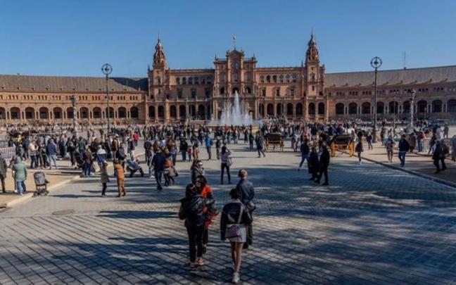 La Plaza de España de Sevilla.