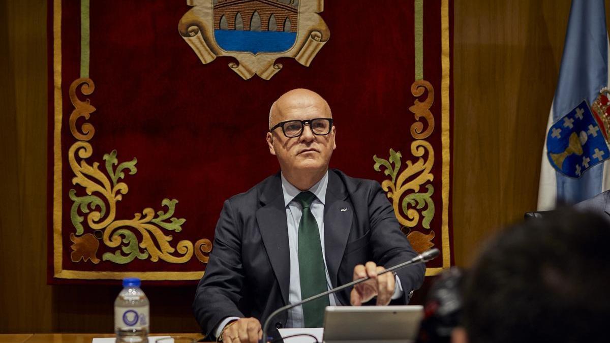 El presidente de la Diputación de Ourense y presidente del PP de Ourense, Manuel Baltar.