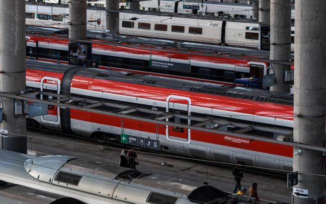 Trenes en la estación de Madrid-Puerta de Atocha