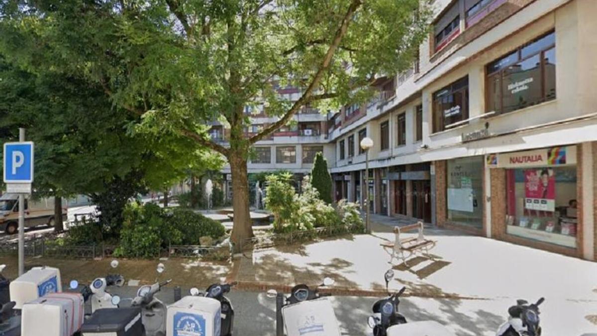 La plaza Jose María Agirretxe de Irun